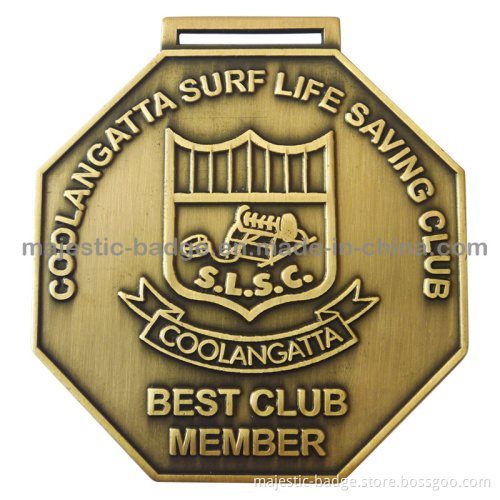 Customized Without Enamel Award Medallion